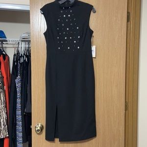 Ivanka Trump Black Jeweled Dress NWT
